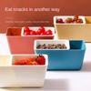 Plastic Snack Box Creative Washing Basket Hollow Design Melon Seed Box  Office