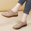Women Soft Loafers Casual Elegant Summer Sneakers Breathable Embroidery Leather Moccasins Shoes Plus Size