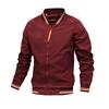 Spring and Autumn Men's Zipper Side Seam Pocket Unhooded Casual Fit Ready-Made Jacket
