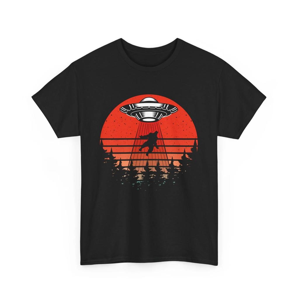 Alien Abduction Shirt | Bigfoot UFO T-shirt | UFO Planet T-Shirt | Alien Tee