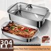 Yunduo Stainless Steel Rectangular Grilling & Serving Tray
