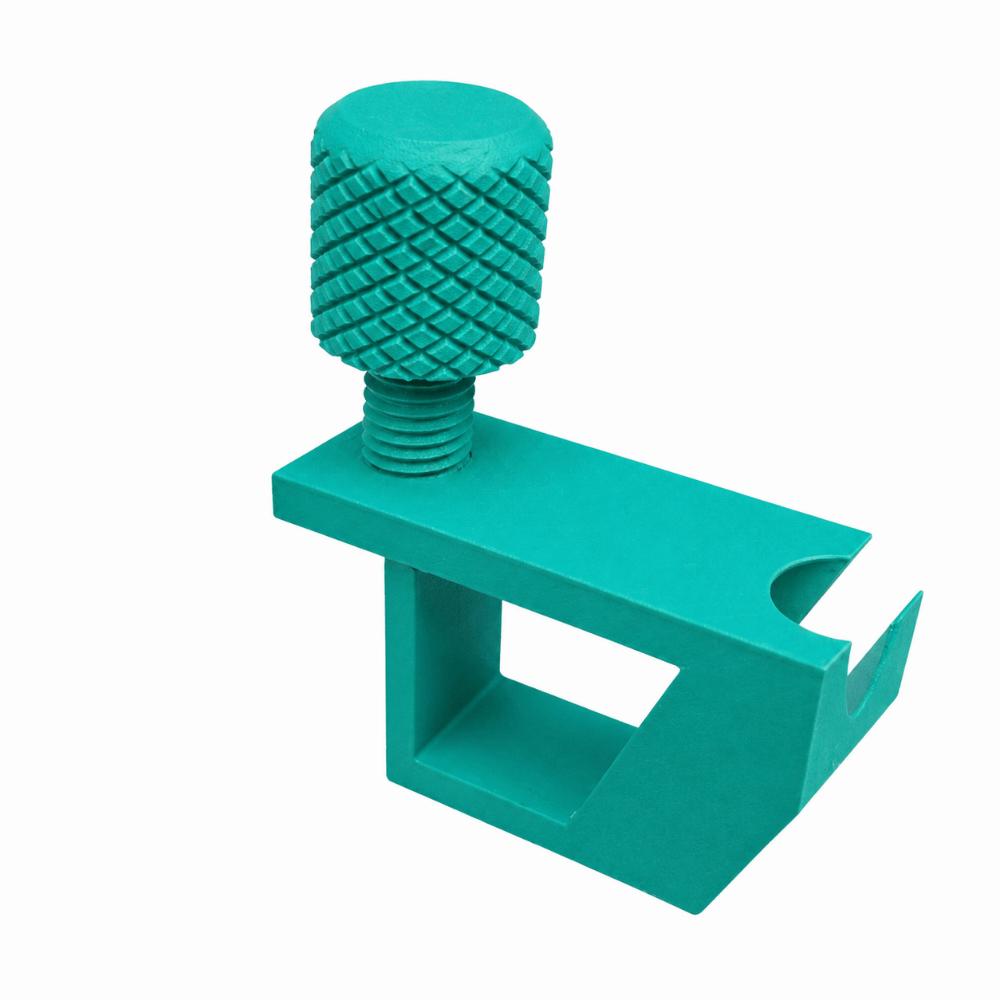 

3D Printed Rainwater Bucket Hose Clip Solid Texture Hose Positioning Guide Outdoor Household зелений