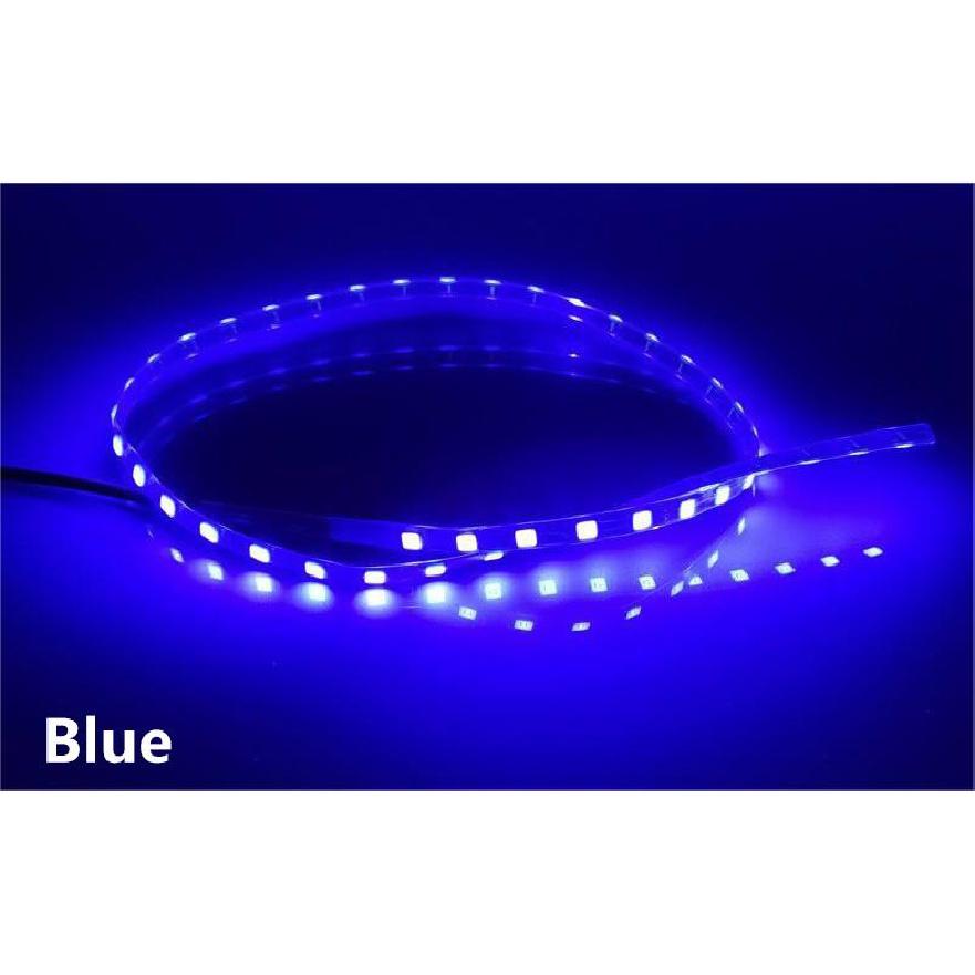 30/45/60cm LED Strip Motorcycle decorative Lantern Car Interior Atmosphere Lights Flexible Tape Rope Stripe Ray Tape