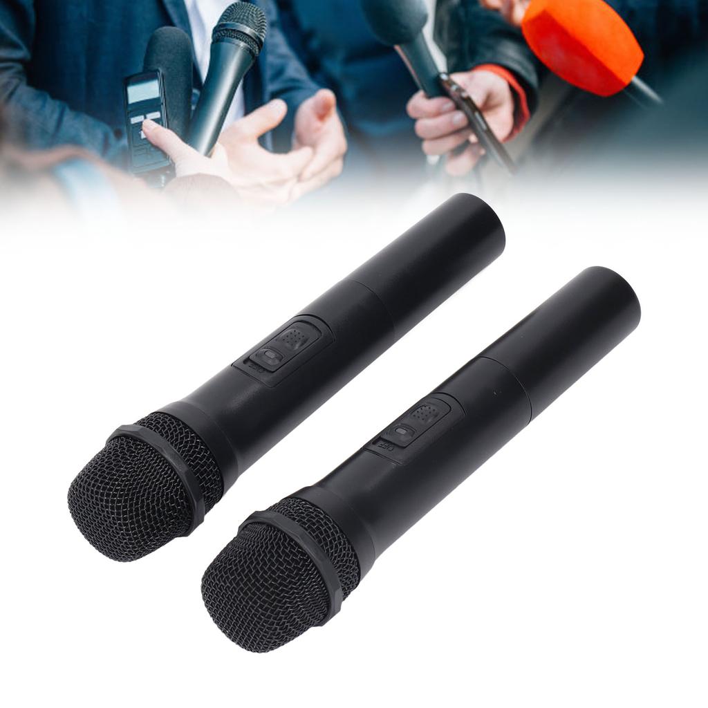1 To 2 Microphone Wireless Noise Reduction Cardioid Dynamic Mic for Karaoke Party Gathering
