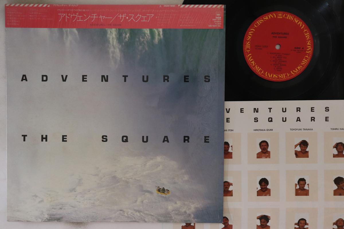 

LP Record SQUARE - Adventures 28AH1693 CBS SONY 1984 Japan Obi Jazz Used