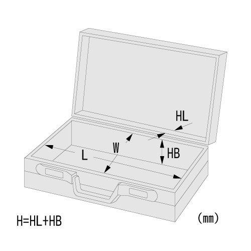 Engineer KSE-30 Attache Case with Panel, 377 X 264 X 120 Mm