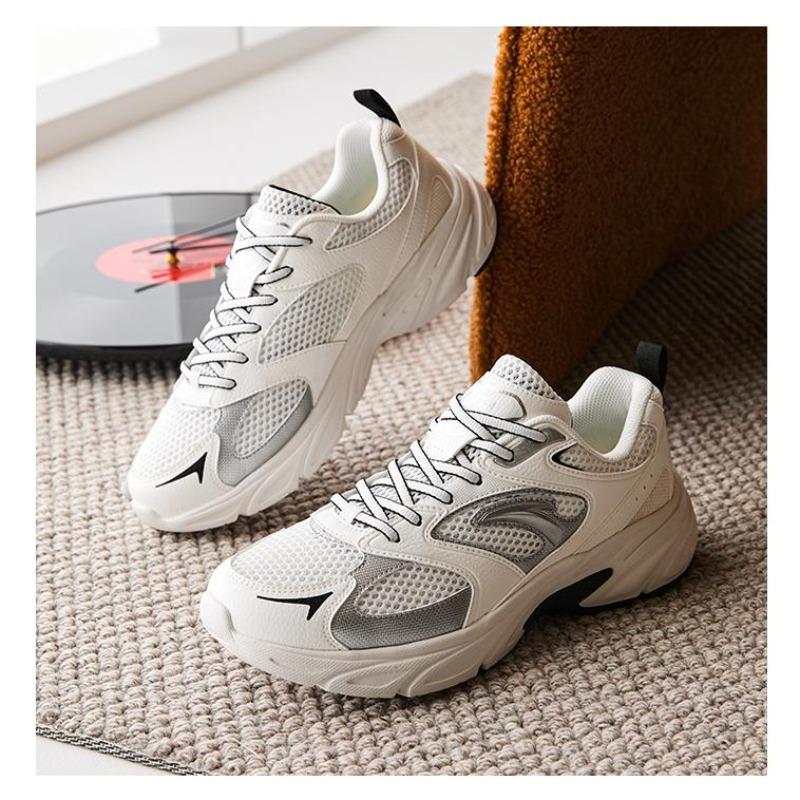 Anta Lifestyle Series Low Top Casual Shoes Mens Papyrus White Silver 112538811-1