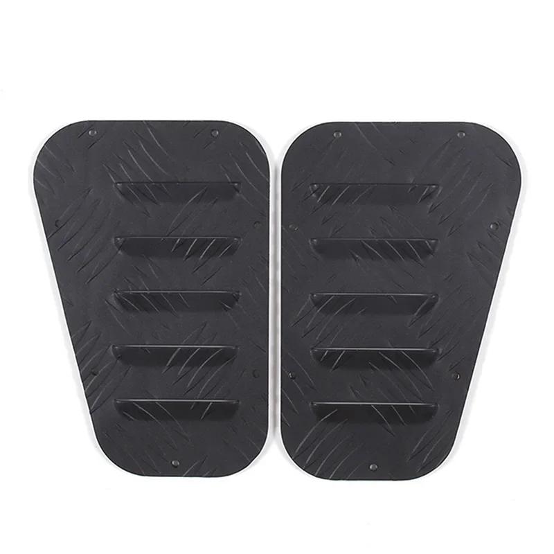 

metyoucar For Land Rover Defender 90 110 130 2004-18 Aluminum Alloy Car Front Engine Hood Vent Panel Cover Trim Car Accessories чёрный