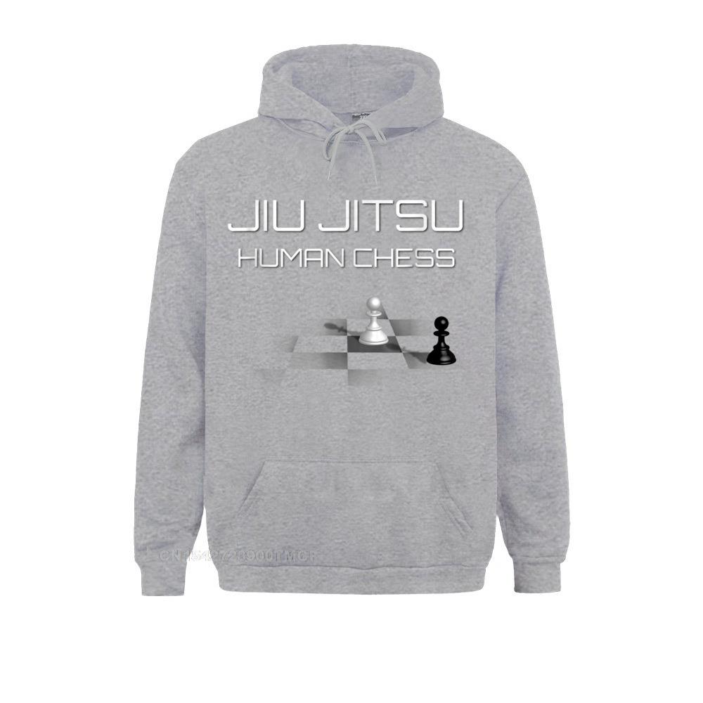 Hoodies Clothes Human Chess Jiu Jitsu Shirt BJJ MMA Unisex Summer/Fall Long Sleeve  Adult Sweatshirts Simple Style Funny