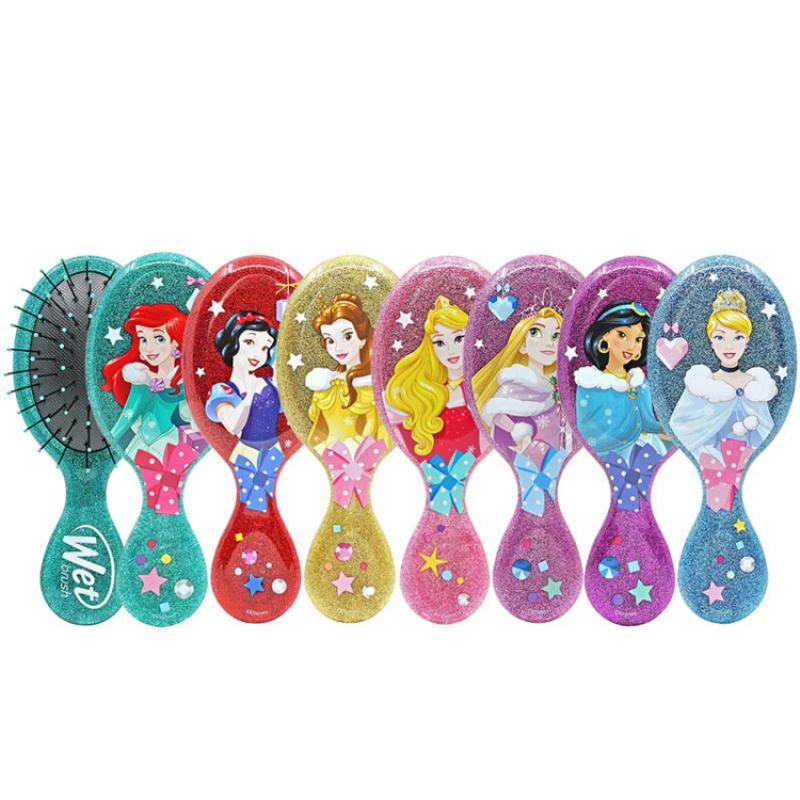 Disney Princess Mini Detangler Hairbrush Ariel Teal