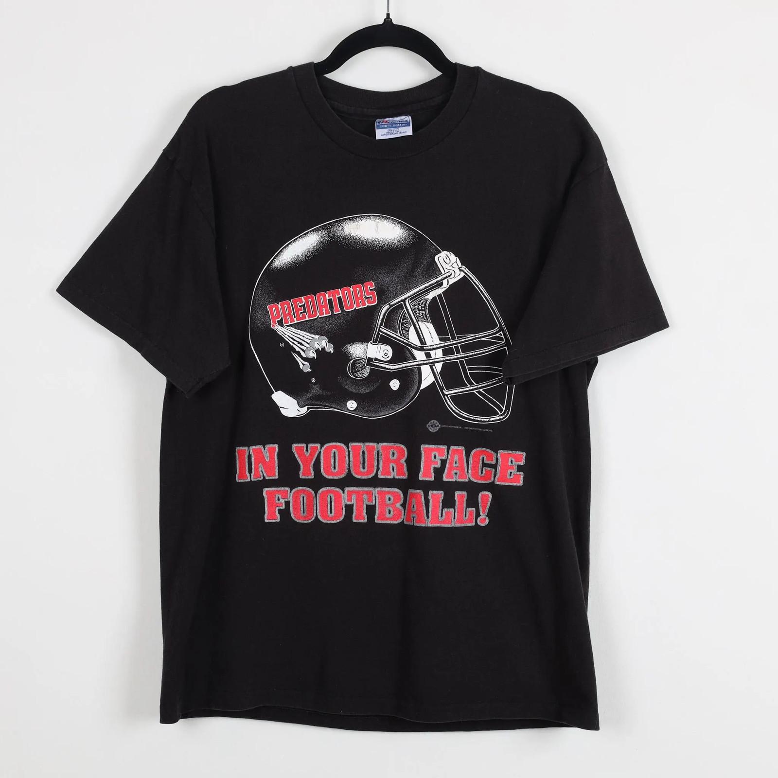 Vintage 90s Orlando Predators Arena Football League 1999 Maryland T- Large Unisex T-Shirt XXL