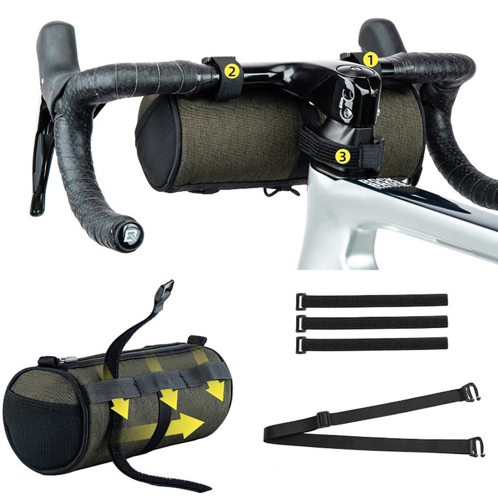 Bicycle bag mounted on the handlebar, frame, under the saddle, 2l, green