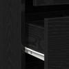 Drawer Chest Black 60 x 41 x 76 cm Engineered Wood