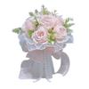 Bride Bridesmaid Bouquet Elegant Rose Bouquet Pearl-Decorated Handheld Bridal Bouquet For Outdoor Wedding Wedding Supplies