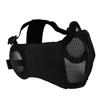 Tactical Steel Half Face Mask Mesh Military Style Face Mask for Airsoft Hunting Shooting