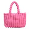 Autumn Winter New Collection Fashion Fur Velvet Bag Personality Simplicity Solid Color High Capacity Versatile Shoulder Bags
