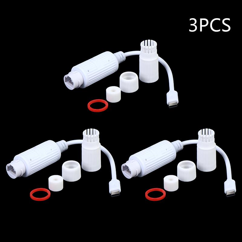 1/2/3Pcs 48V Poe Extender/Repeater Waterproof Extension Poe Injector Adapter Rj45 Port Output 5V/2A Ieee 802.3Af/802.3At