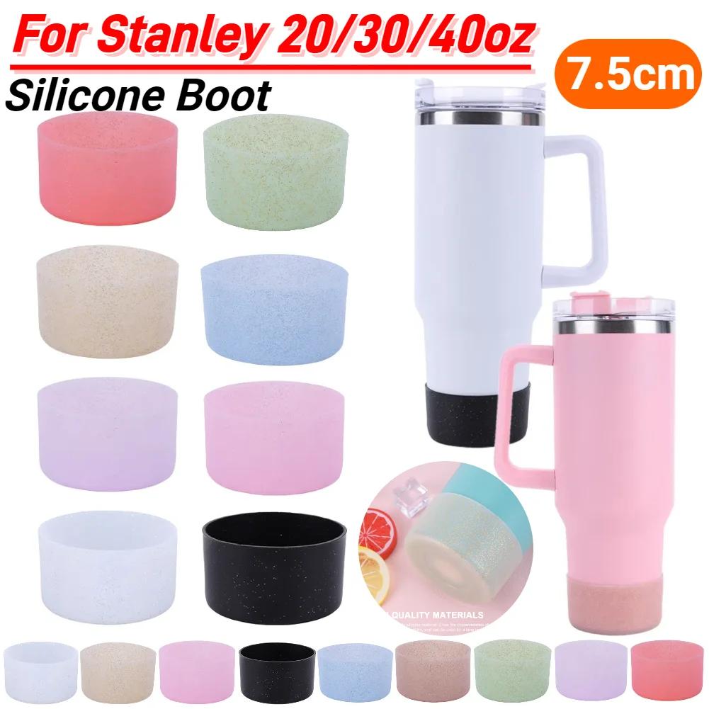 Silicone Water Bottle Boot Heat Insulation Protective Bottom Base Bottle Bottom Sleeve Cover for Stanley 20-40oz Water Bottle