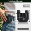 FOCUHUNTER 10x25 Compact Binoculars with Case and Focus BAK9 Prism for Adults and Children Wheel, Multi-Coated Telescope, Waterproof, Birdwatching,