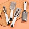 Multifunctional Cheese Grater Stainless Steel Blade Ergonomic Handle Potatoes Fruits Vegetables Shredder Lemon Zester Fish Scaler Tool Kitchen Gadgets