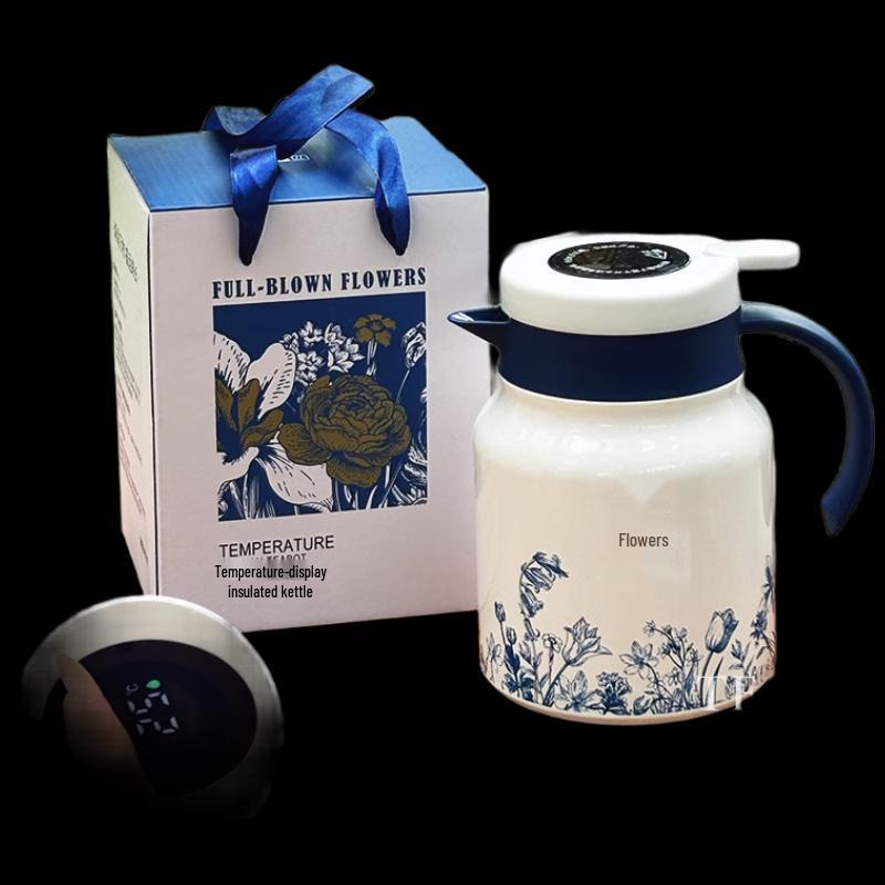 Business Gift Set: Neck Massager & Smart Insulated Tea Pot