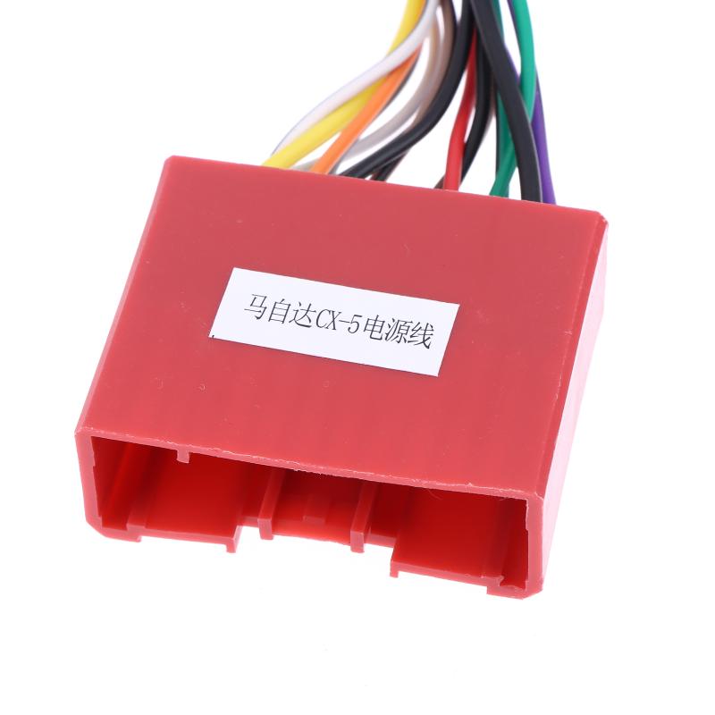 Car Radio Stereo Wiring Harness Cable 16Pin Mp5 Cable Adapter For Android For 2006-2015 For Cx-7 2014