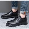 Men's 2025 New Black Leather Business & Casual British Style Soft Shoes