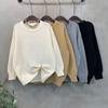 C S In The Room baSiC overSized Round neCk Knit 4Color