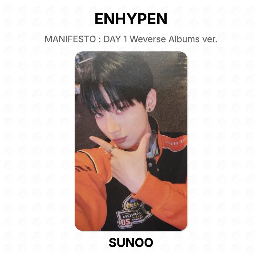 ENHYPEN MANIFESTO : DAY 1 Weverse Albums Ver. Official Photocard