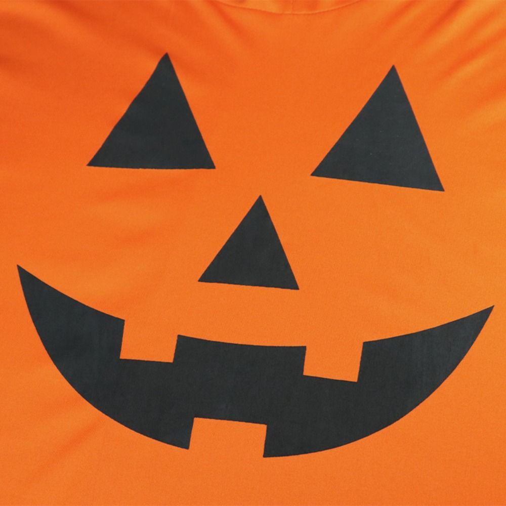 Creative Noctilucent Pumpkin Cloak Halloween Ghost Hooded Cloak Ghost Face Shawl Gift