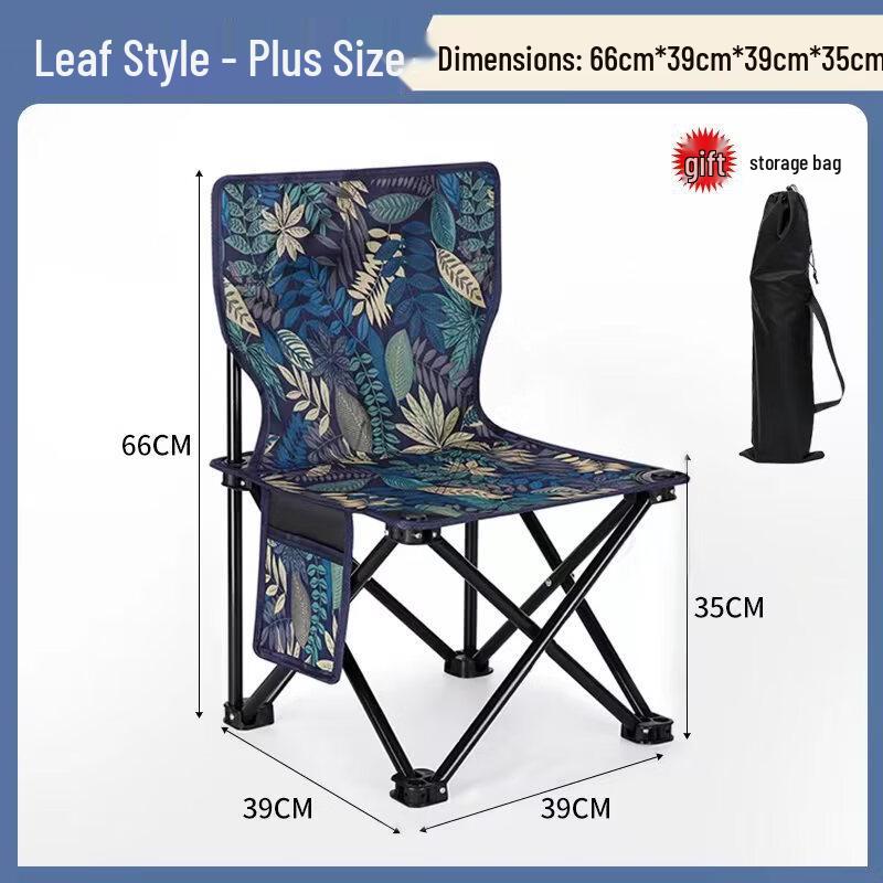 Jp-Camping Portable Folding Chair with Backrest