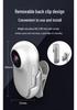 1080P HD Anti-Shake Thumb Action Camera with Lapel Clip for Cycling, Pets, Vlogs & More