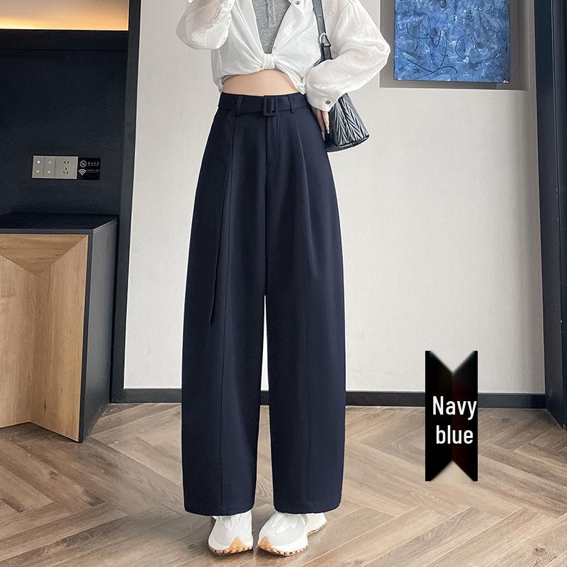 

Women s Tencel Cotton Spring Harem Pants - Slimming, Pear-Shaped, Versatile Fashion. XL темно-синього кольору