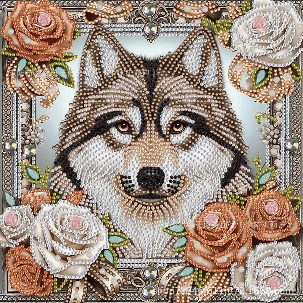 Tiktok Flash Diamantmalerei DIY Diamantaufkleber Kristall Diamant Handbemalung Voll Diamant Quadratischer Diamant Buntes Dekoratives Gemälde