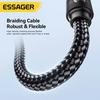 Essager 3.5mm To 6.5mm Audio Jack Cable For Computer Laptop Headsets Sound Card Cellphone DVD Amplifier Male To Male Audio Cable