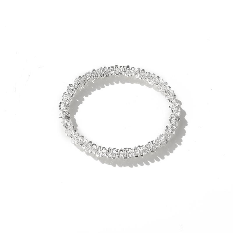 Fashion Silver Sparkling Adjustable Women's Bracelet Elegant Gypsophila Exquisite Bracelet New Wedding Party Jewelry Gift