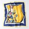 Foreign Style Small Silk Scarf 71cm Square Scarf Hangzhou Silk Imitation Silk Scarf Professional Women's Scarf Decorative Small Silk Scarf