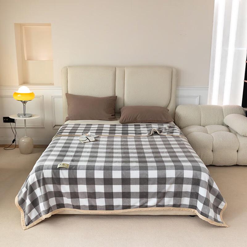 

LISM Muji-Style Thickened Flannel & Coral Fleece Blanket