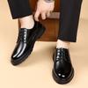 Fashion 2025 New Male Wedding Dress Shoes All-match Walking Shoes Handmade Real Leather Men Shoes Comfortable Casual Oxfords  Footwear