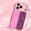 Luxury Pink Leopard & Lace phone case mobile phones for iphone 17 pro max cover Glass for iPhone 17 16 15 14 13 12 11pm Pro Plus