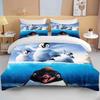 Cute Penguin Bedding 2/3 Piece Set king size double bed bedding set microfiber or polyester duvet cover set kids bedroom bed set