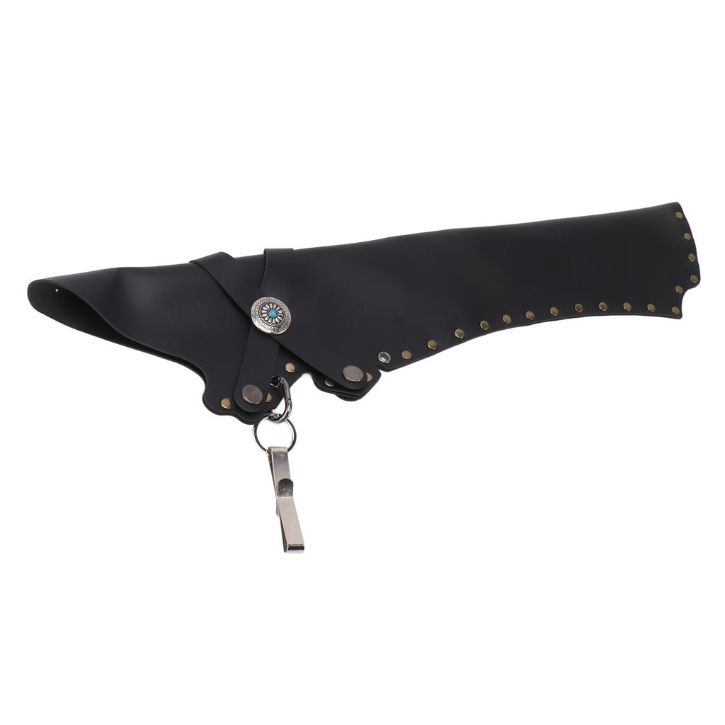 Bogenschießen Pfeilköcher PU Leder Vintage Leichte Pfeilhaltertasche mit Metallschnalle für Outdoor