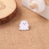 Cute Kawaii Ghost Brooch For Girls Stylish Minimalist Scarf Pin Metal Badge Accessory