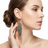 Vintage Hong Kong Style Boho Earrings Retro Metal Ethnic Earrings Dangle Earrings  Daily Jewelry