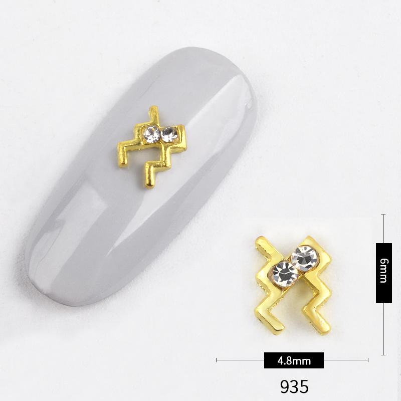 5pc/pack Nail Rhinestone 3D Acrylic Tips DIY Decoration Nail Art Manicure