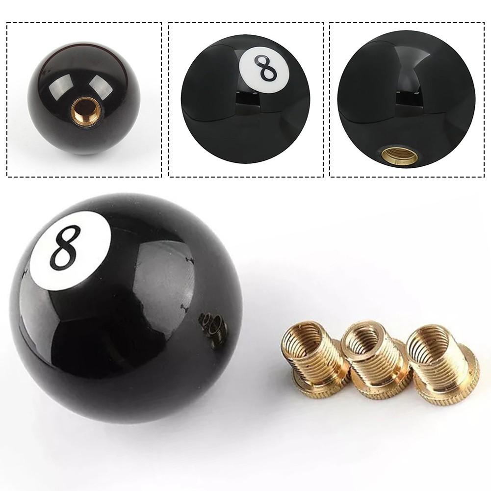 Black 8 Ball Gear Shifter Shift Knob For Toyota Unique Style Easy To Hold