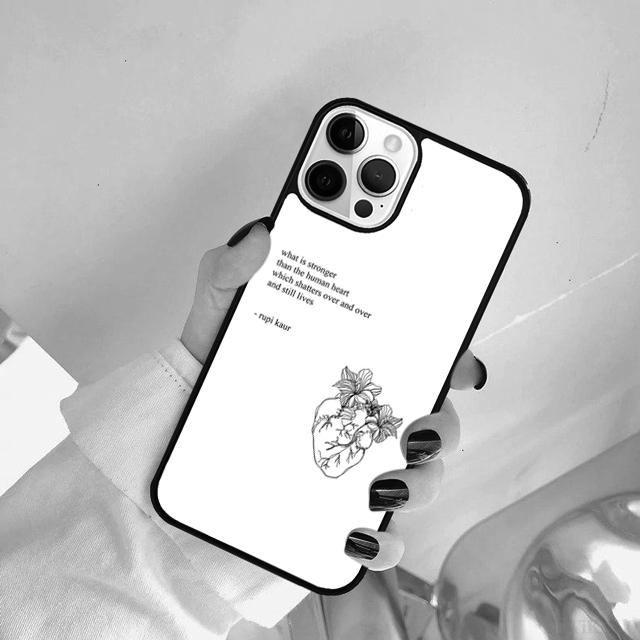 Minimal Aesthetics Flowers Phone Case Cover For For iPhone 17 Air 15 Pro MAX 16 Plus 14 12 11 13 Coque