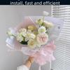 8 PCS Bouquet Packaging Base Square Pier Pier DIY Flowers Packaging Plastic Quiver Flower Shop Supplies Wrapped Flower Artifact