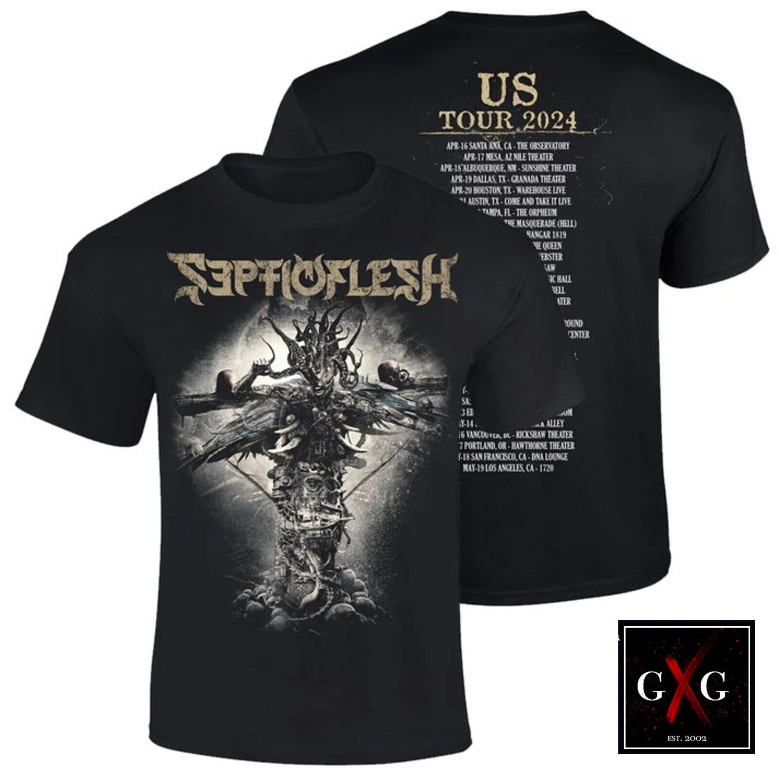 SEPTICFLESH cd lgo A DREADFUL MUSE US TOUR Officl SHIRT XL New modern primitive XL