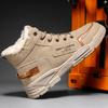 Fleece thickened snow boots men's winter cotton shoes outdoor waterproof warm Martin boots Korean version